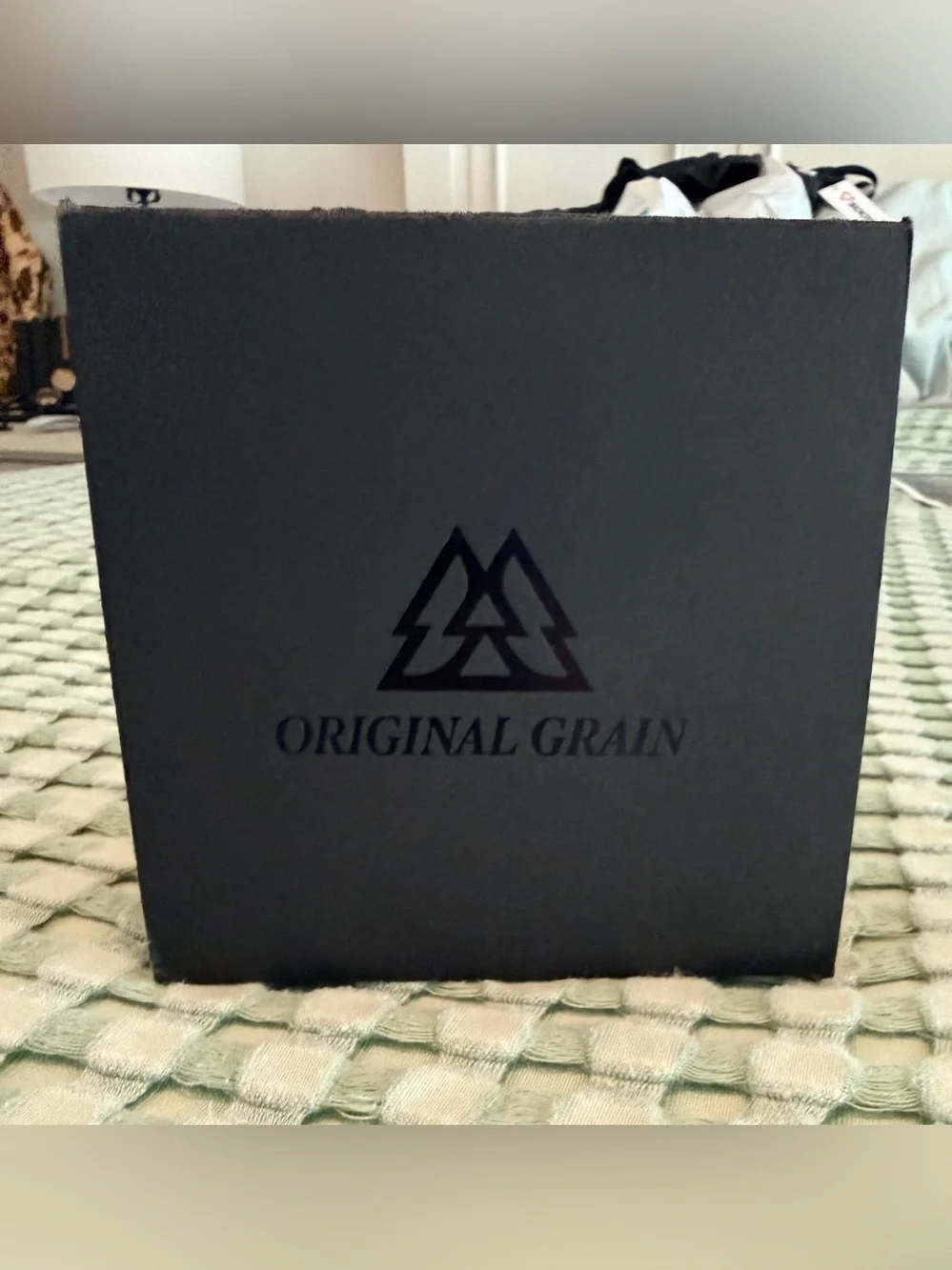 Original Grain Black Men's 11th anniversary Chronograph Watch with Black Strap